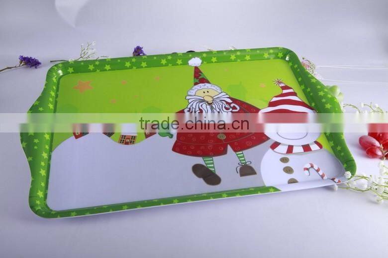 hot sell custom full printed 100% melamine tray