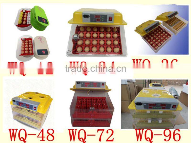 fully automatic mini egg incubator for eggs price in China WQ-196