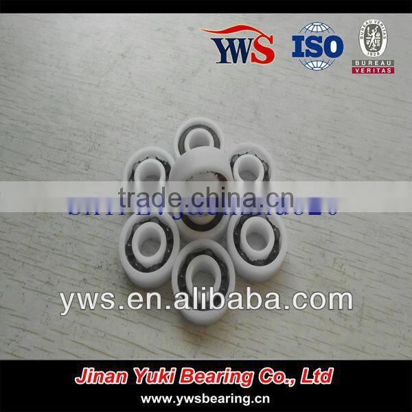 POM 623 deep groove glass ball plastic bearing
