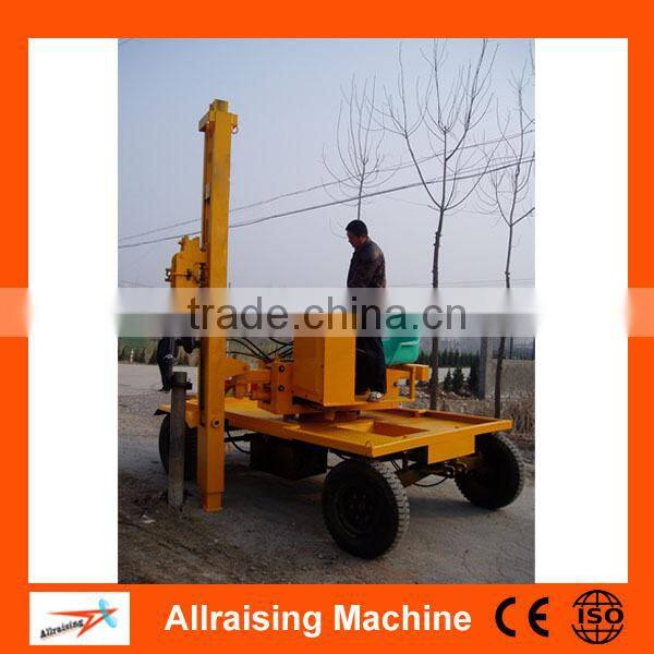 Roadside Safety Barrier Guardrail Hydraulic Pile Driver Machine