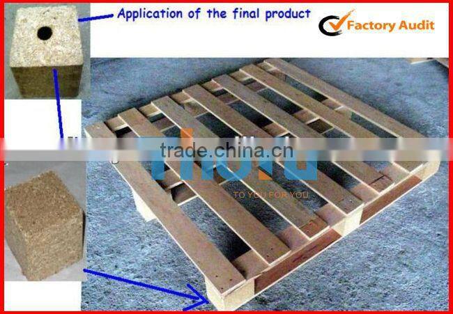 Waste timber recycling block making machine +86-15903675071