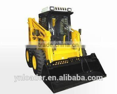 Mini Skid Steer Loade Yineng china YN860 joy stick and fork