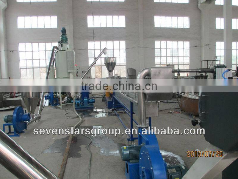 Machine for making PET granule