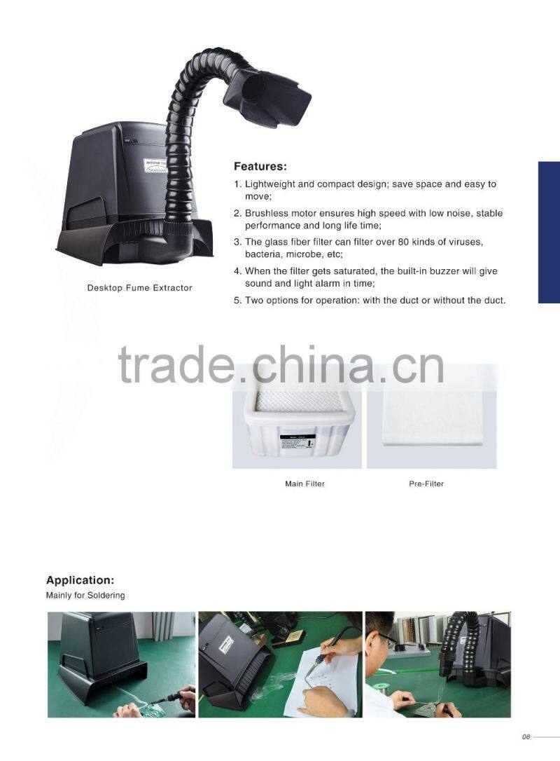 Made in China Soldering welding fume extractor factory