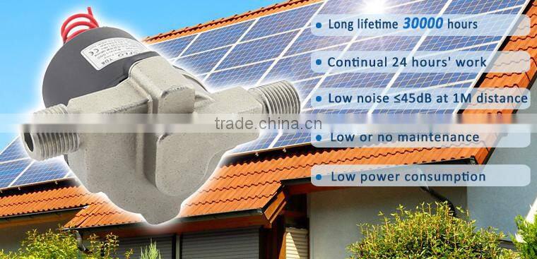 Low Power Consumption solar powered circulating pump system,solar powered pump