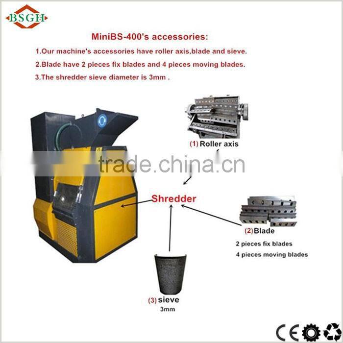 OEM Professional manufacturer copper cable recycling machine scrap copper wire shredder equipment for sale