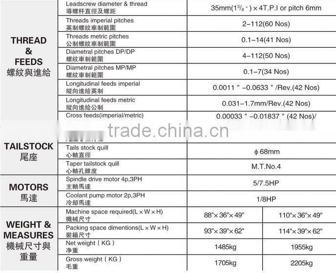 410 Series High Speed Precision Lathe
