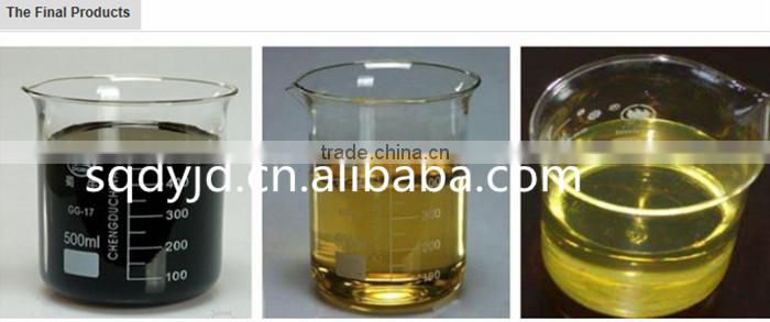 DAYI Continous feeding system.85%-95% oil yield Used waste engine oil/pyrolysis oil recycle plant for sale with CE