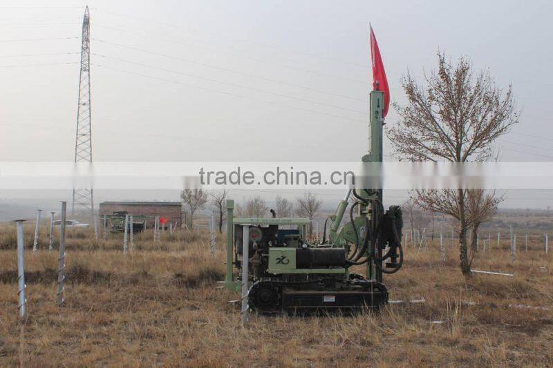photovoltaic solar spiral pile drilling machine MZ130Y manufacturer