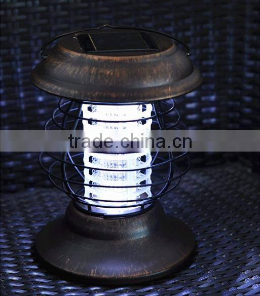 high efficiency outdoor led solar mosquito killer lamp