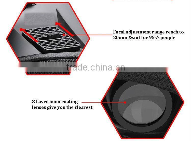 High quality cardboard vr viewe 3D VR Virtual Reality Headset 3D Glasses Adjust Cardboard VR BOX For any Smartphones IOS Android