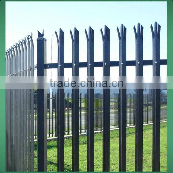 China supplier!! Green color steel plastic fence with 2.4M