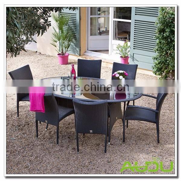 Audu Sydney Outdoor Rattan Garden Dining Set