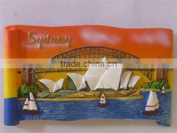 Resin Dubai fridge magnets for souvenir decor