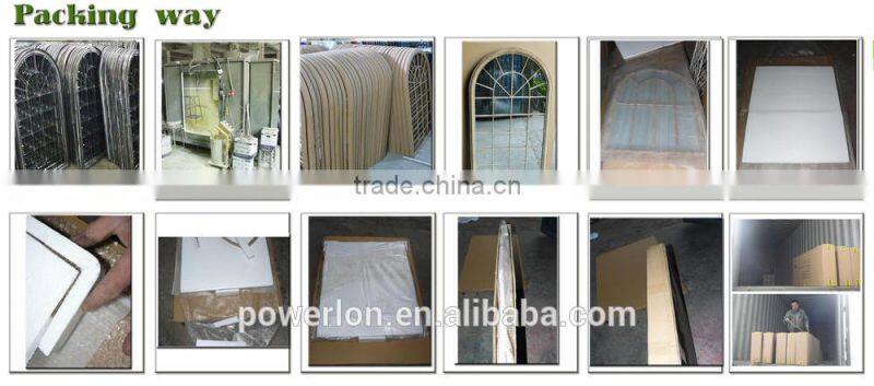 Beveled Garden Mirror with Charming Moldings along the Frame