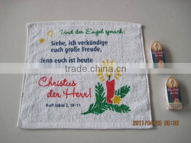 Custom mini compact towel