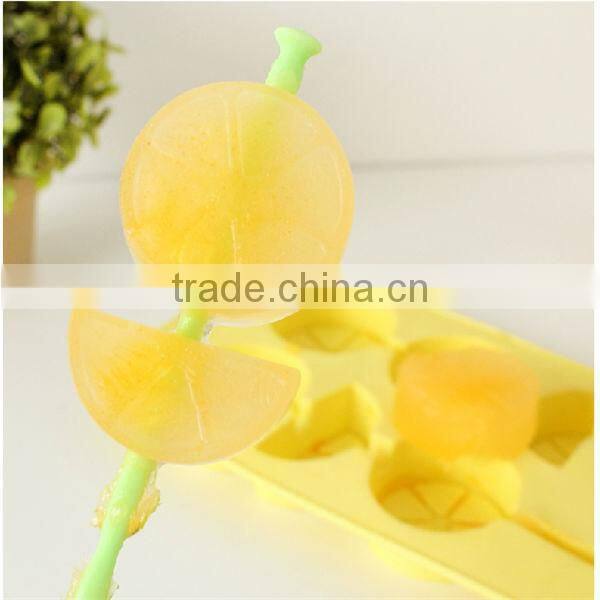 2014 custom hot summer cool frozen silicone ice cube tray