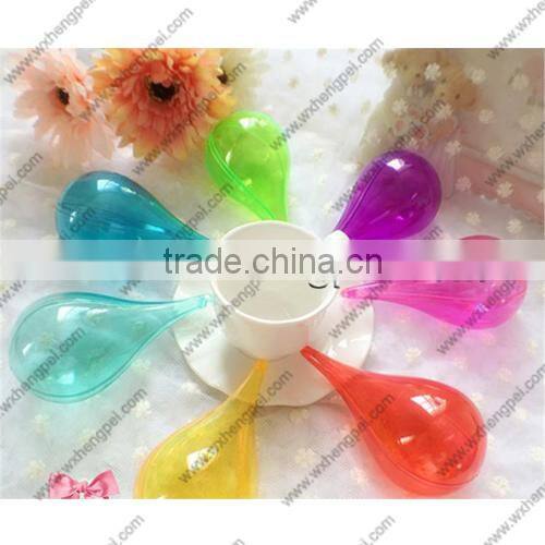 Cleverish portable cute transparent drip plastic storage jewelry wedding box kit