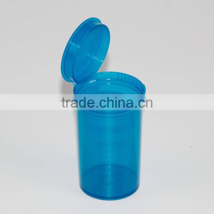 Pop Up bottles with hinged lid Child-resistant Cap