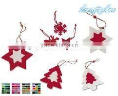 15072701 Hot sales! christmas hanging felt decor for tree ,custom order welcomed felt decor
