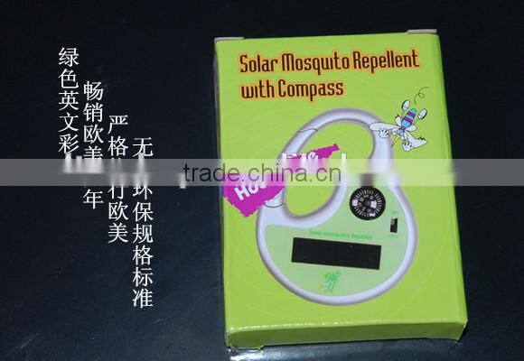 2015 New Arrival Hot Selling Solar Mosquito Repellent Hook Type Portable Solar Mosquito Repellent With Compass