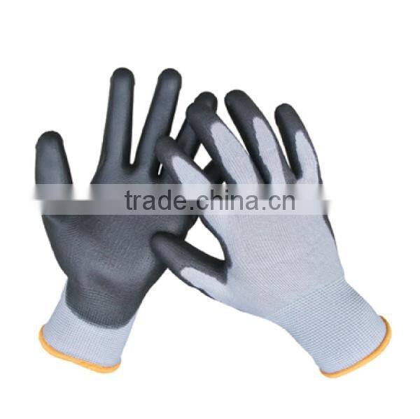 Cheap 13 Gauze PU Coated Safety Hand Working Gloves,PU work glove