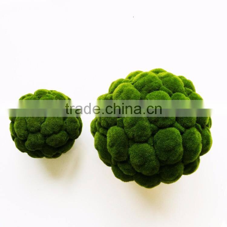 Decorative indoor artificial plants artificial moss balls