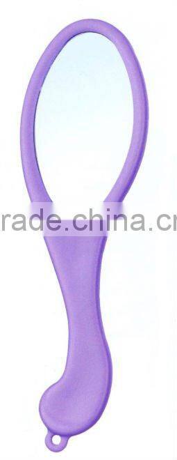 plastic handle comestic mirror
