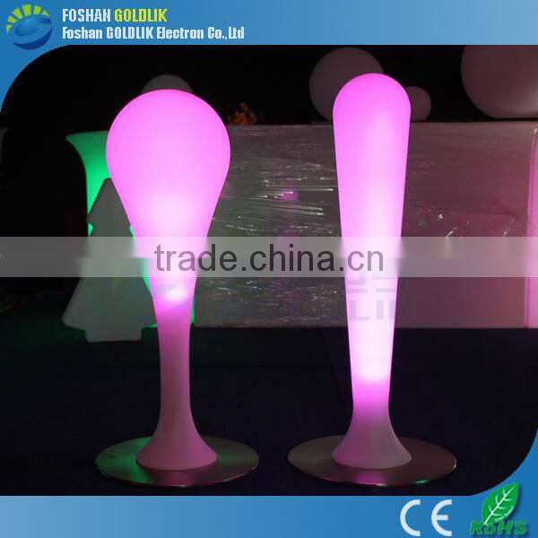 waterdrop shape cordless led floor lamp