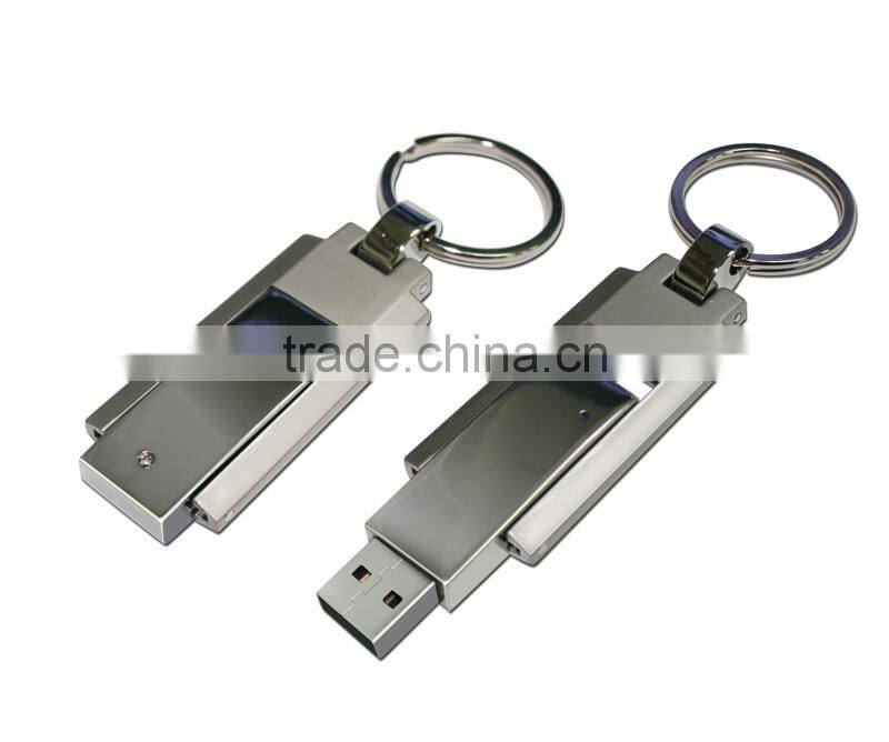mini metal button keychain USB stick 1GB to 64GB