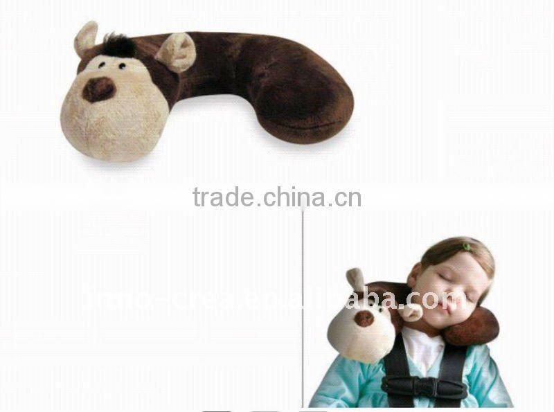 Travel Buddies Plush Children's Neck Pillow - Dog