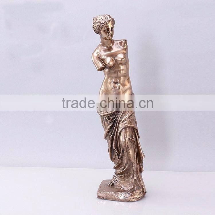 Custom antique resin Venus bronze sculpture