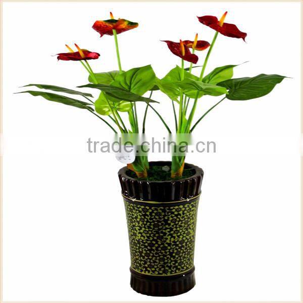 fake flower plant wholesale bonsai plants plastic anthuriums plants for sale