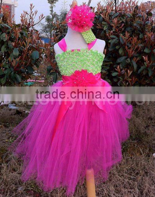 Handmade flower girl dresses party dresses