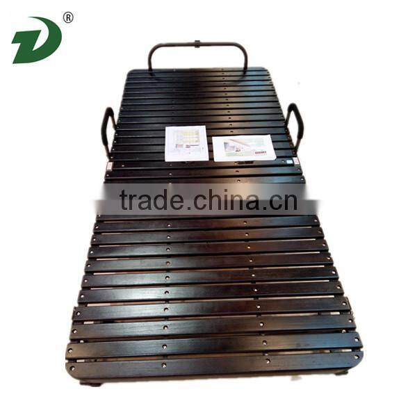 Lightweight folding beach bed and single folding travel bed