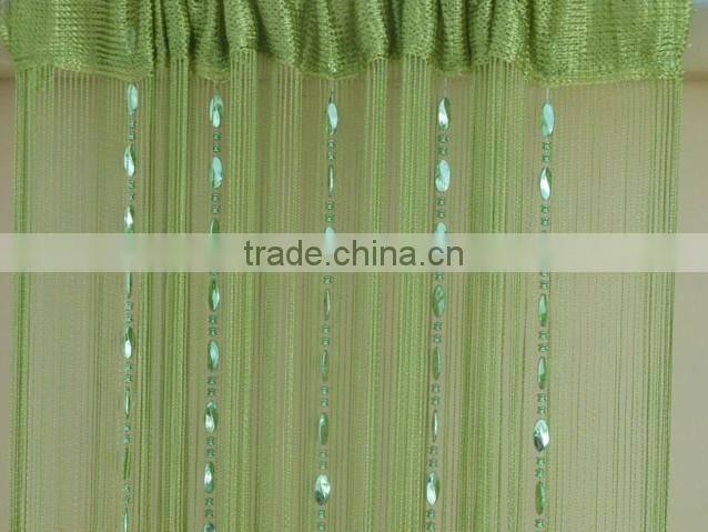 Red String Curtain with Customized Design Window and door Decoration