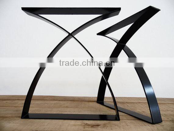 New style 28 inch black powder coated iron display table leg