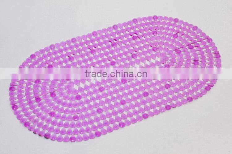 Top grade cross texture pvc coil baby bath mat