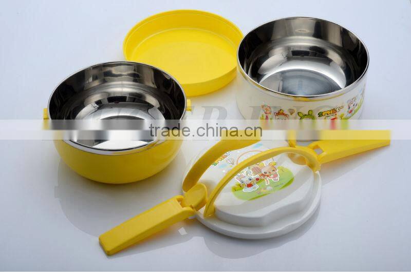 Kids Round Stainless Steel Lunch Box