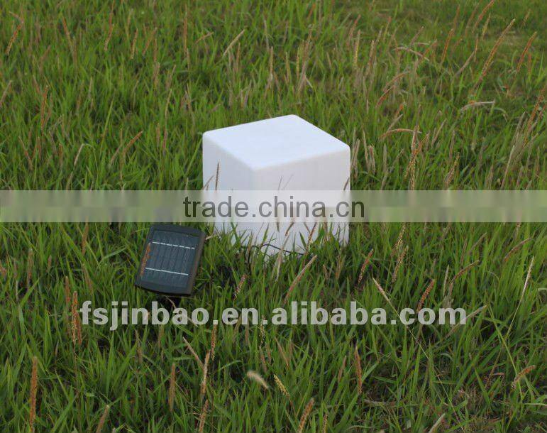 LED rechargeable cube chair with table