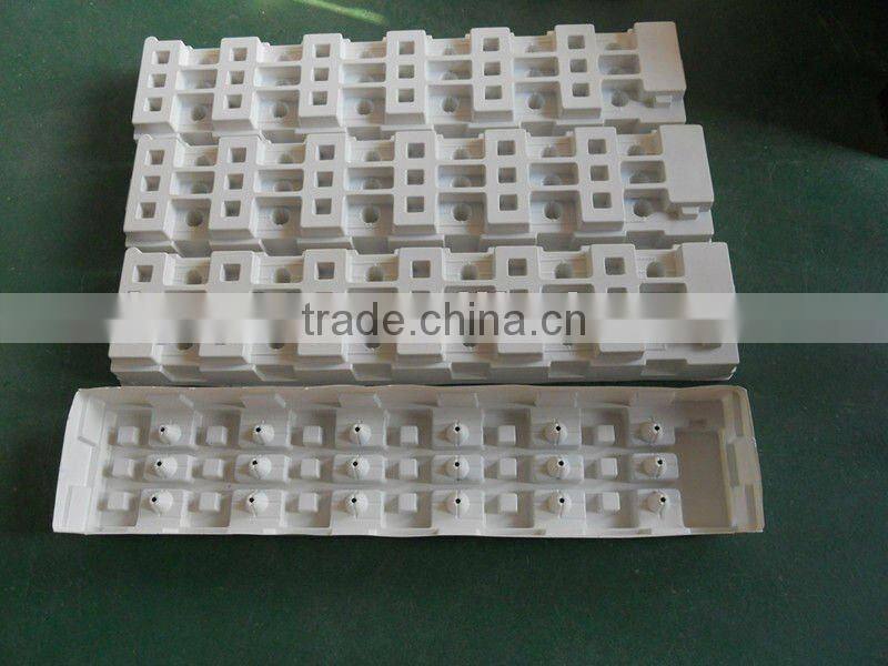 OEM factory thermoforminging plastic packaging tray with divider design