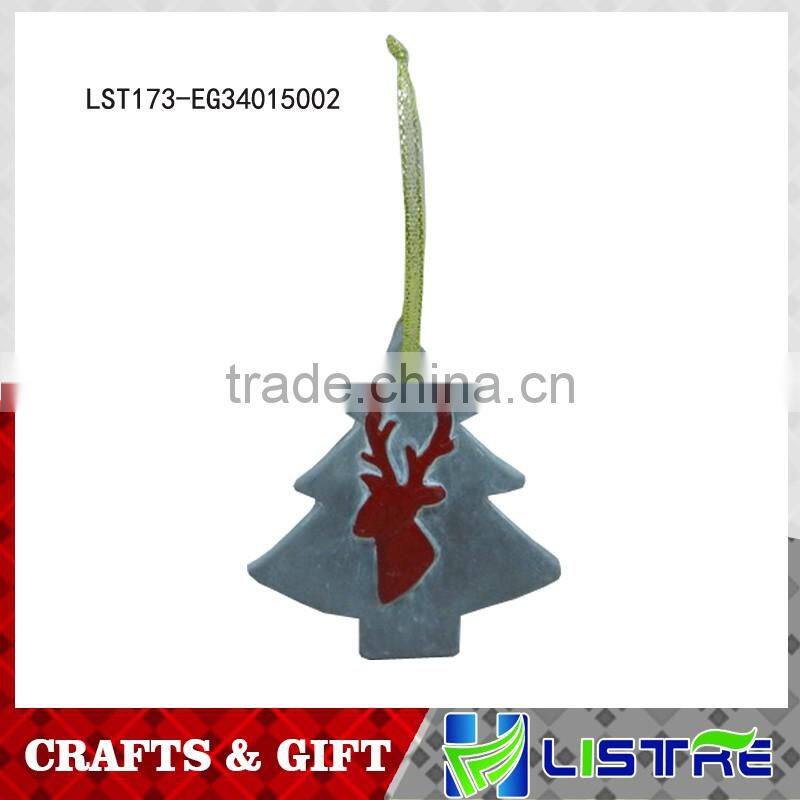 cheape cement christmas tree ornament