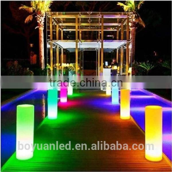 Wireless remote control lighting led column pillar for party decoration