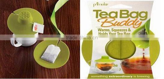 As Seen On TV Food GradeTea Bag Buddy cup silicon lid cover