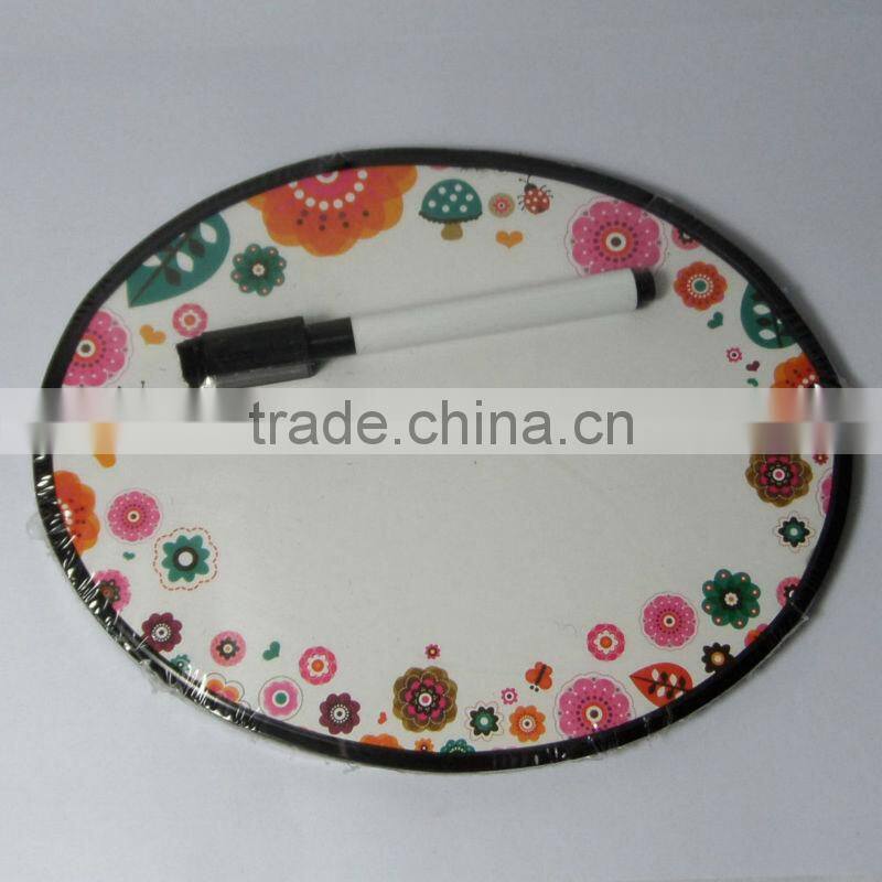 2013 hot selling cheap oval children white board