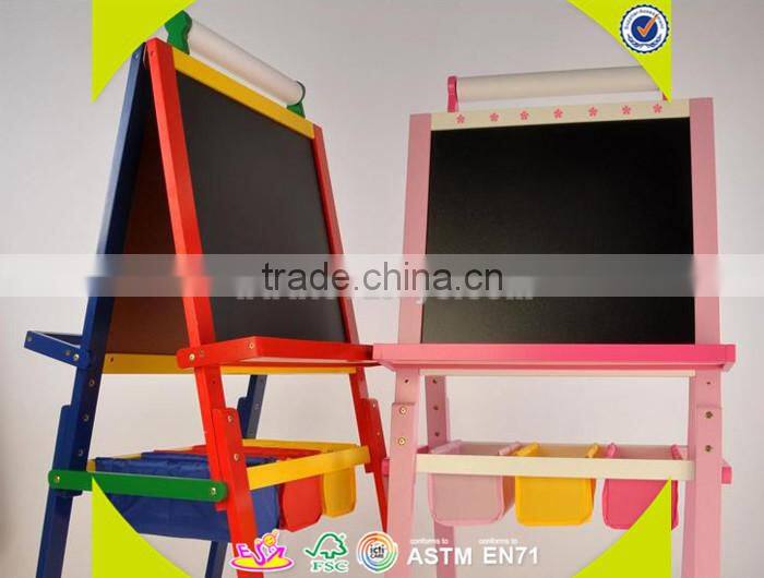 wholesale top sale wooden easel toys ,Cheap baby wooden easel toys, best quality children wooden kids easel toys W12B049B