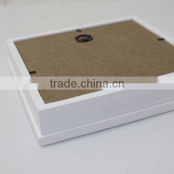 2016 wholesale wooden photo frame, cheap wooden picture photo frame W09A018