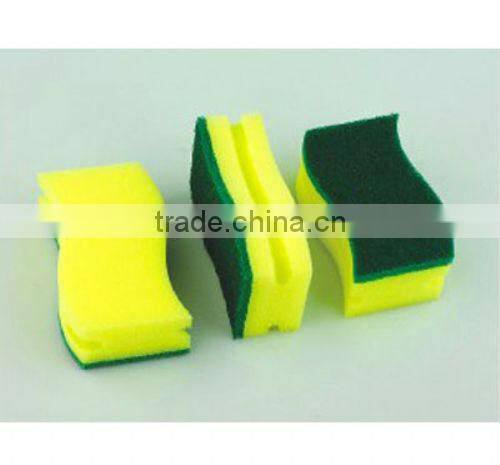 compressed bathroom cleaning sponge