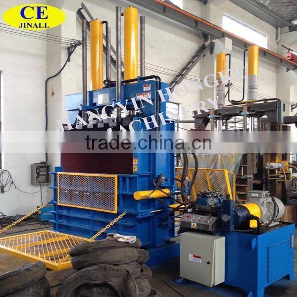 for tires hydraulic bale machine