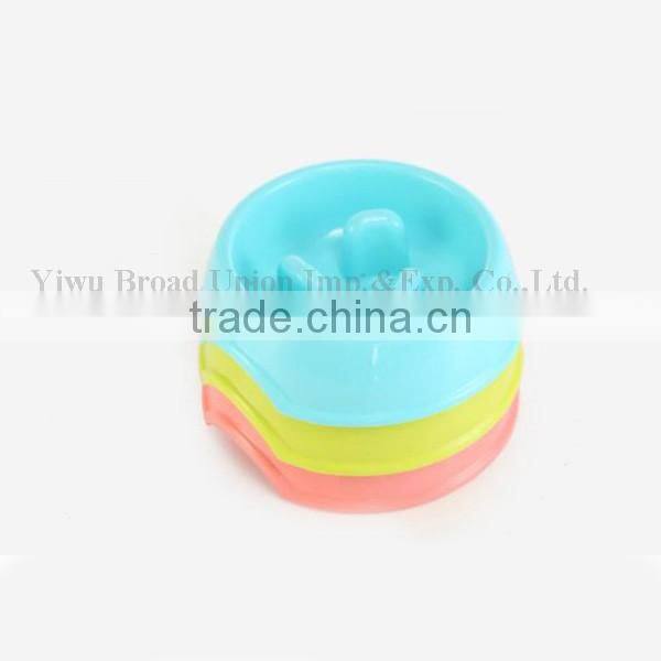 Wholesale Travel Dog Bowl Plastic Slow Feed Dog Bowl